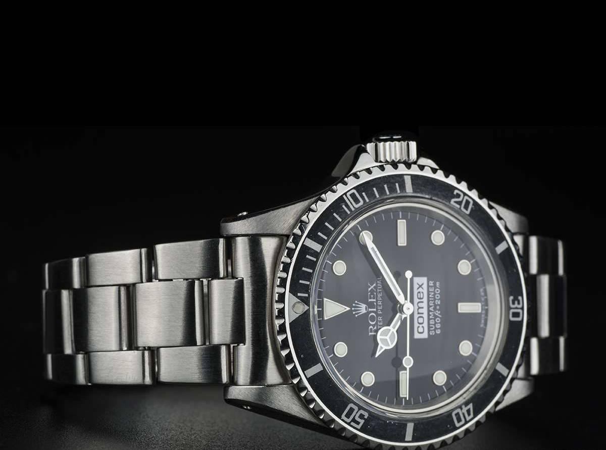 Montre-bracelet Rolex Comex Submariner Automatic en acier inoxydable Ref 5514 Excellent état à London, GB
