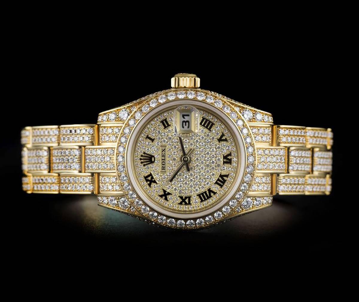 Rolex Yellow Gold Diamond Datejust Unworn Fully Loaded Automatic Wristwatch 1