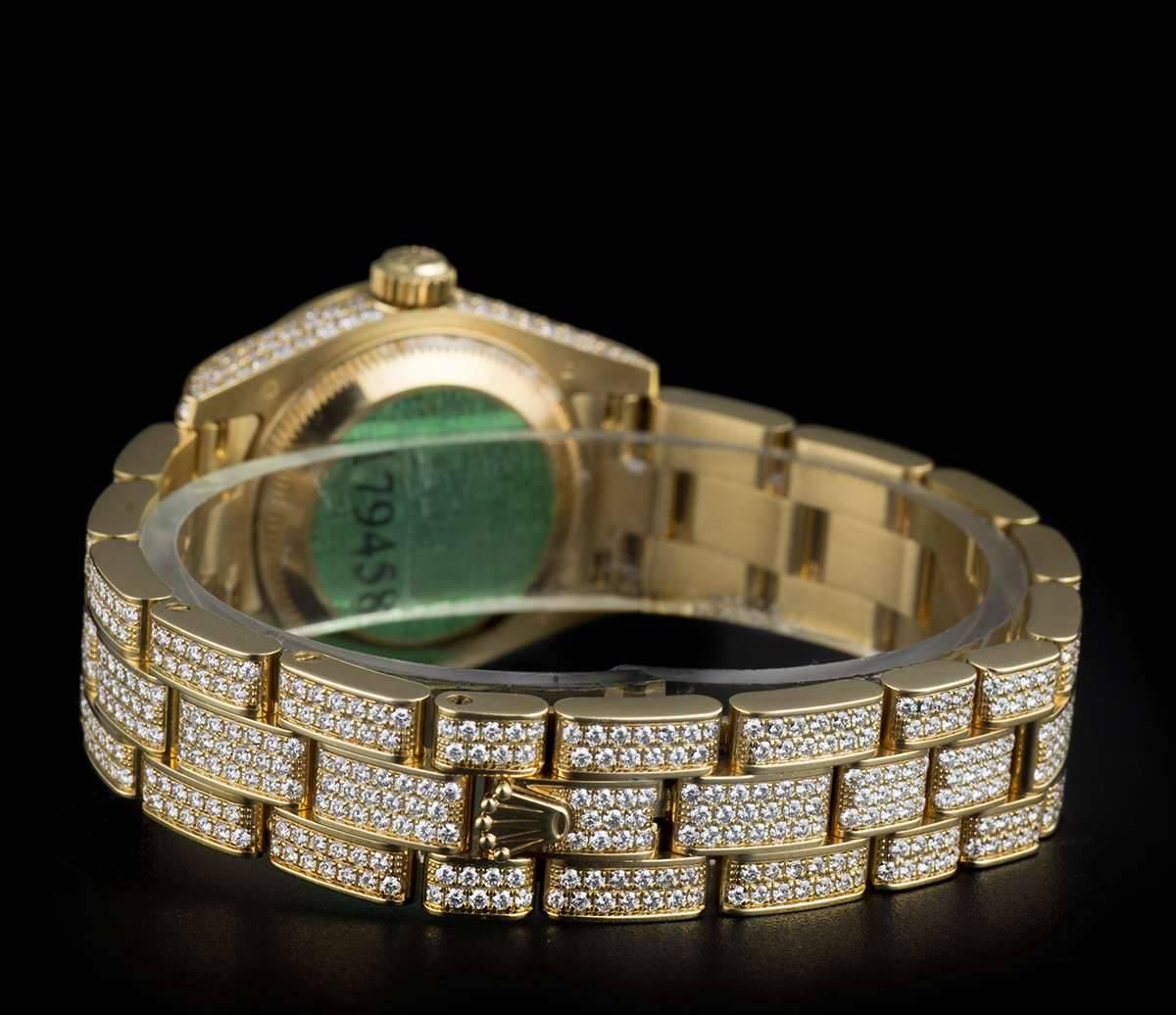 Rolex Yellow Gold Diamond Datejust Unworn Fully Loaded Automatic Wristwatch 2