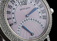 Gerald Genta Ladies Stainless Steel Retrograde Jump Hour Automatic Wristwatch