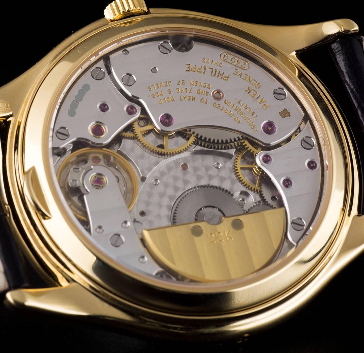 Patek Philippe Yellow Gold Perpetual Calendar automatic Wristwatch 3