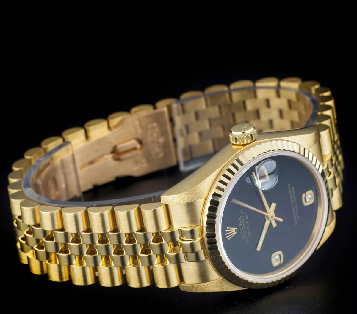 rolex onyx datejust