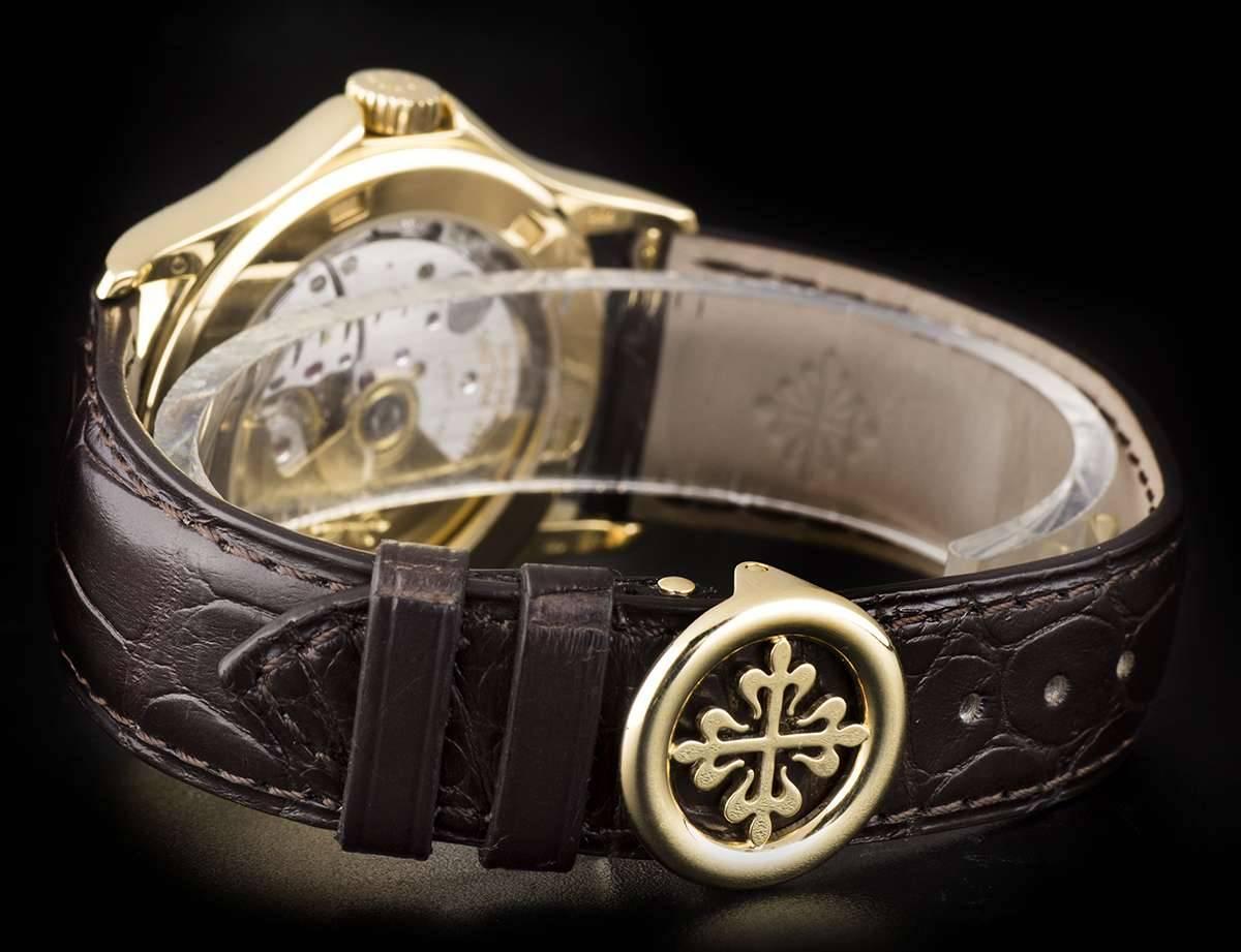 Men's Patek Philippe Tiffany & Co Calatrava Opaline Dial Automatic Wristwatch 