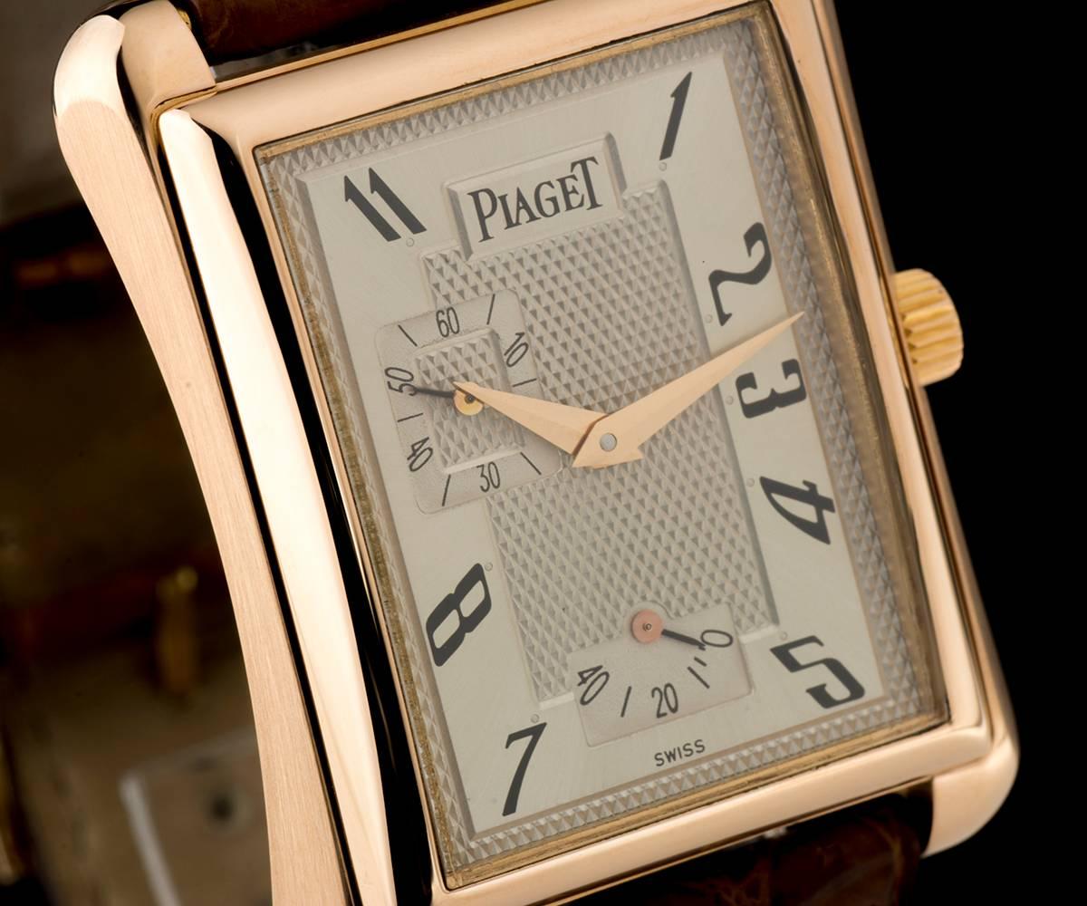 Piaget Emperador Power Reserve Gents Rose Gold G0A25037 Automatic Wristwatch In Excellent Condition In London, GB