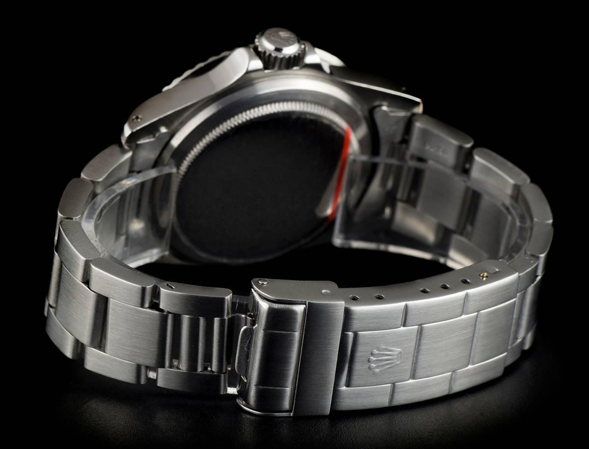 Rolex Submariner Date Vintage Gents Stainless Steel Matte Black Dial 1680 In Excellent Condition In Mayfair, London, London