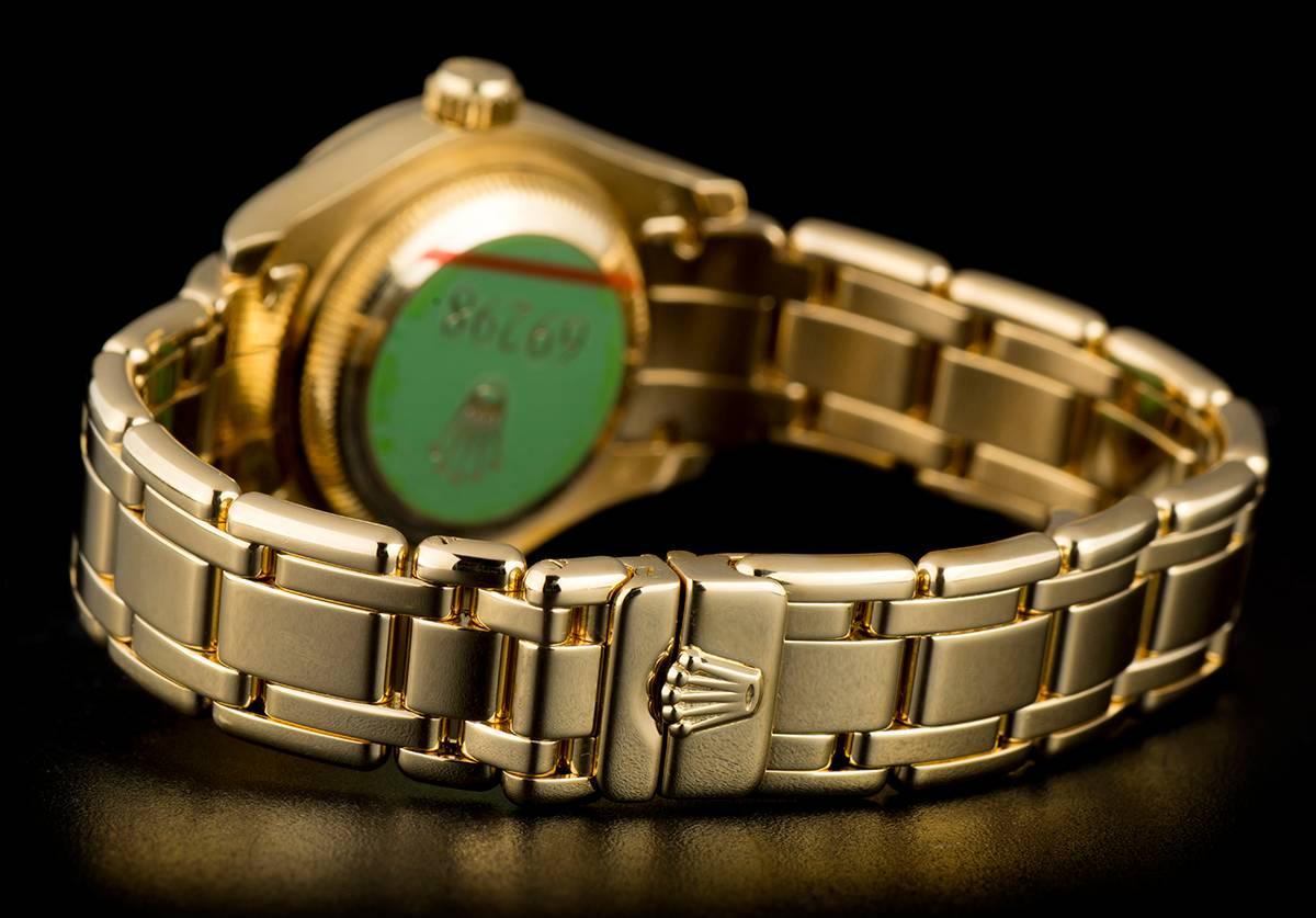 Rolex Ladies Yellow Gold Diamond Pearlmaster Datejust automatic wristwatch  2