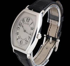 Patek Philippe Tonneau Gondolo Gents Platinum Silver Guilloche Dial 5098P-001