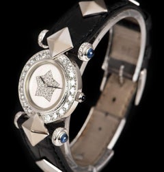 Kutchinsky Dress Watch Ladies White Gold Silver Dial Diamond Set Quartz Watch