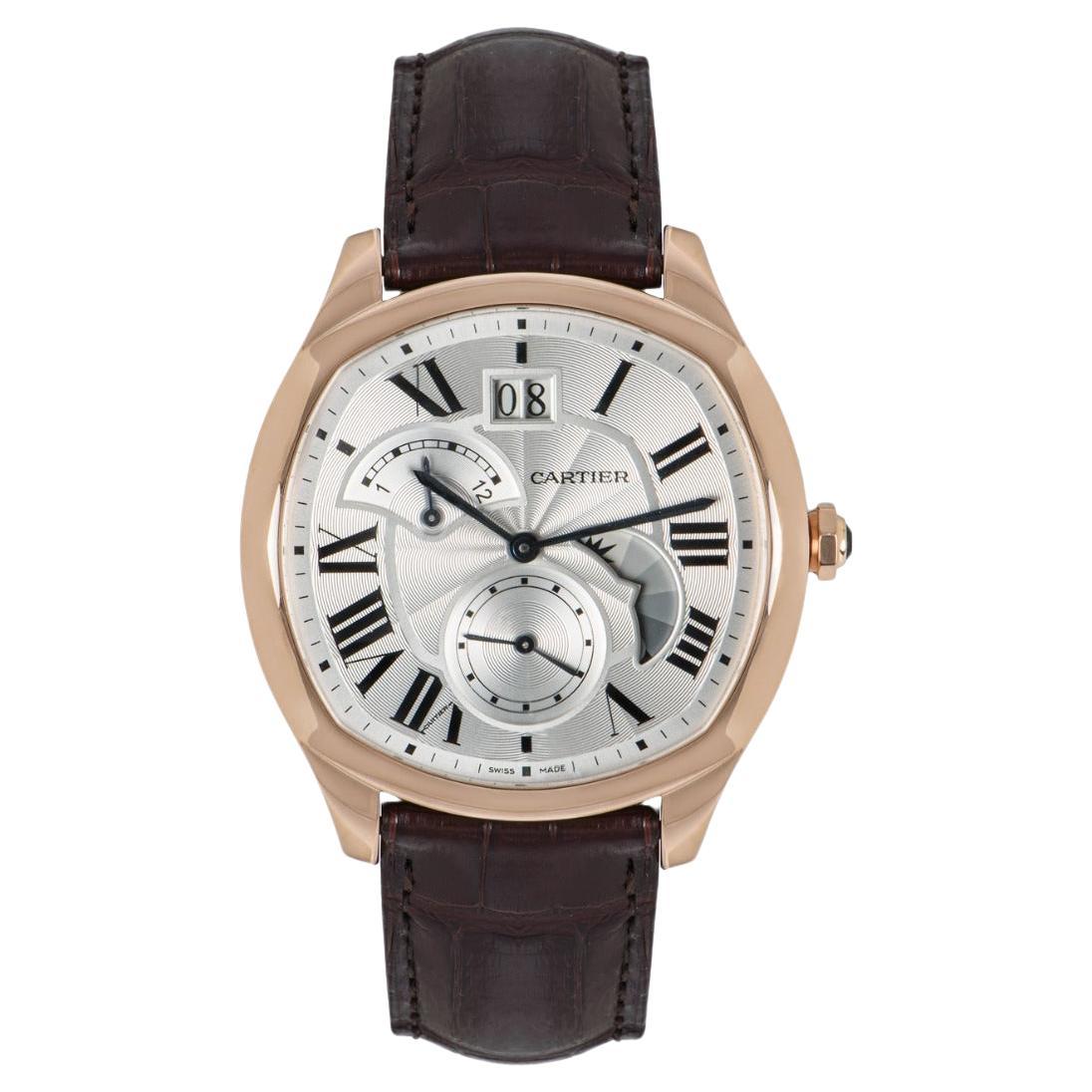 Cartier Drive De Cartier Rose Gold Watch WGN0005 For Sale