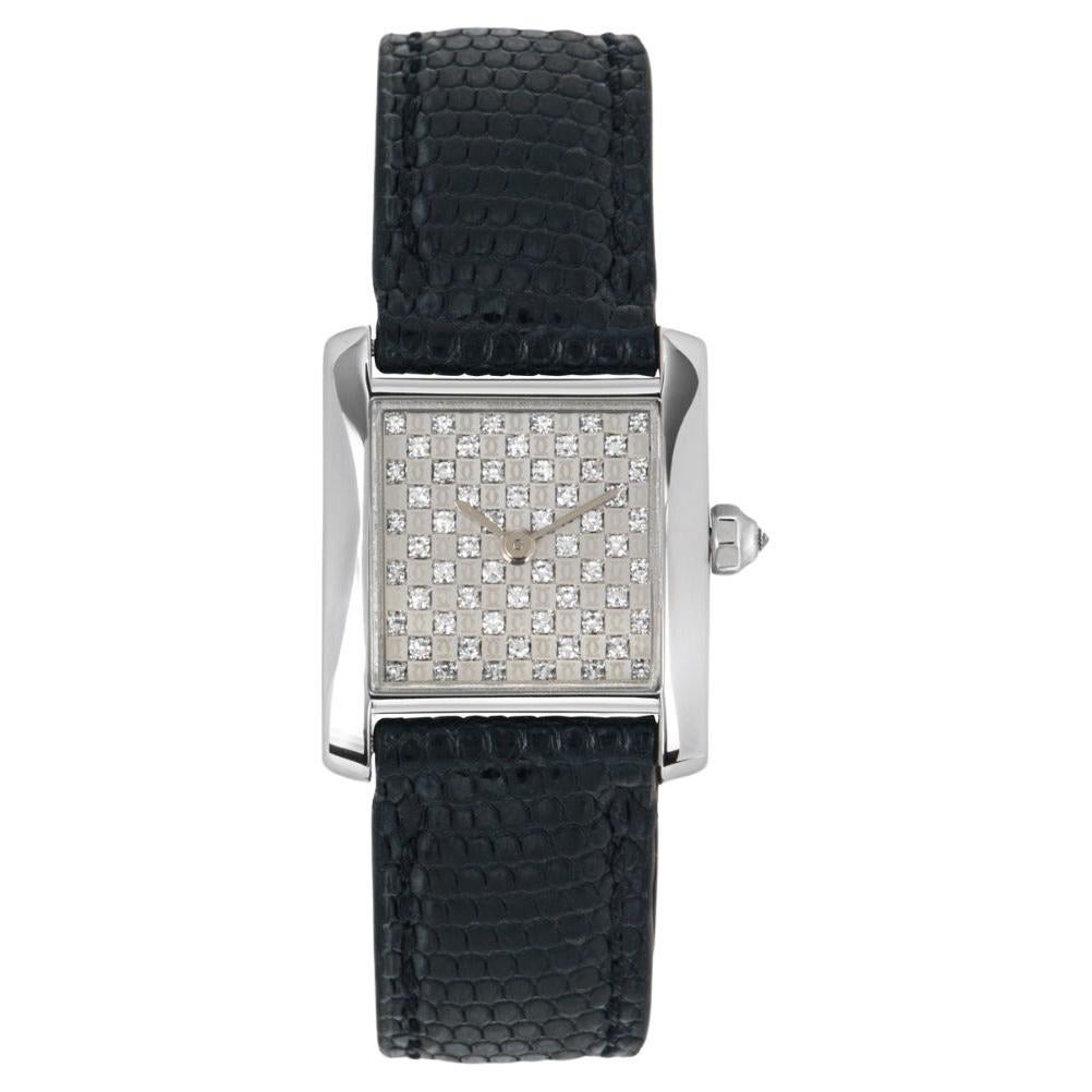 Cartier Tank Francaise Diamond Dial 2517 Watch