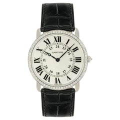 Used Cartier Ronde Louis Diamond Bezel Watch