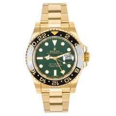 Used Rolex GMT-Master II Green Dial 116718LN