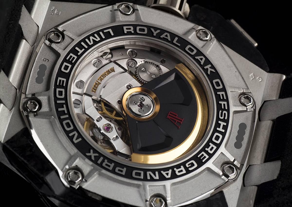 Men's Audemars Piguet Platinum Royal Oak Offshore Grand Prix Wristwatch 