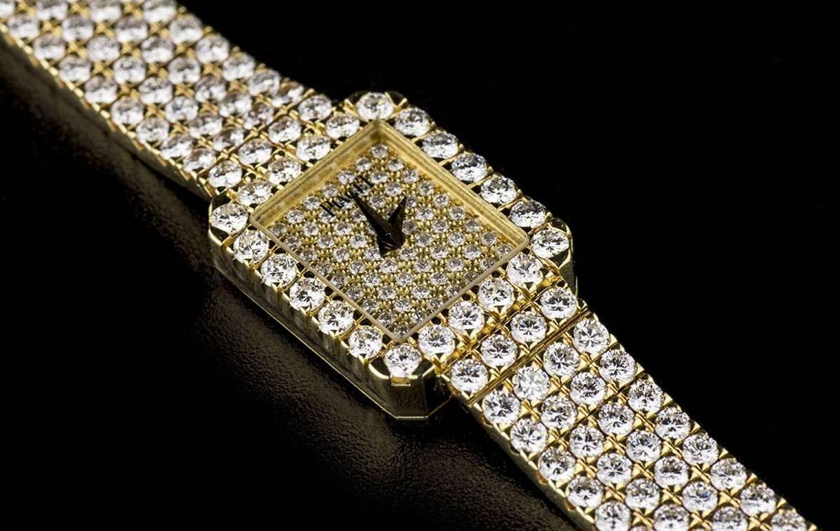 Piaget Ladies Gold Diamond Fully Loaded Tradition Quartz Wristwatch 4