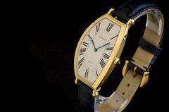 Cartier Gold Tonneau Cintree Wristwatch