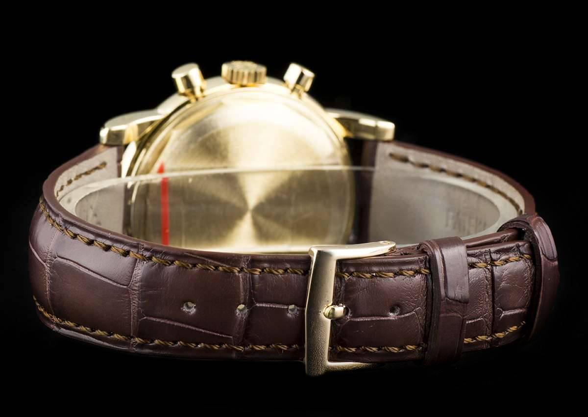 Patek Philippe Gold Perpetual Calendar Chronograph Wristwatch 2