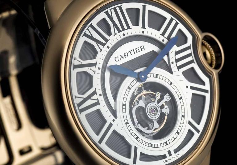Cartier Rose Gold Ballon Bleu De Cartier Flying Tourbillon manual  Wristwatch at 1stDibs | cartier cs10521 price, cartier ballon bleu de  cs10521 price, cartier ballon bleu skeleton