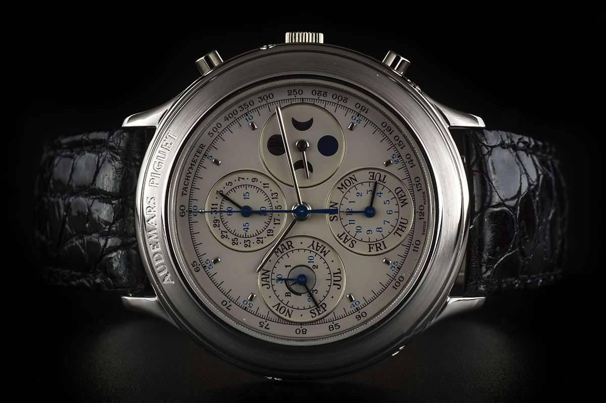 Audemars Piguet Platinum Millenary Perpetual Calendar Moonphase Chronograph 2