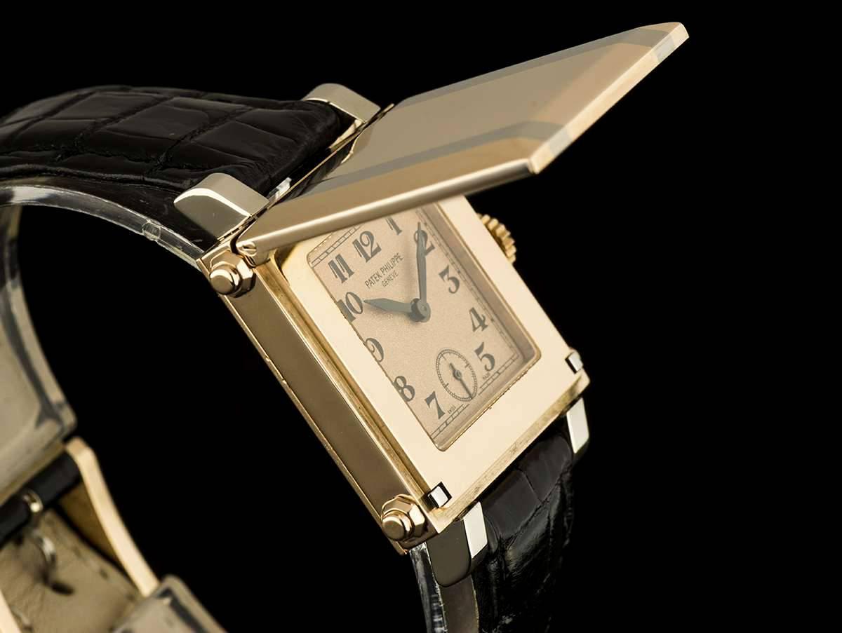 Patek Philippe Rose Gold Cabriolet Gondolo Manual Wind Wristwatch 1