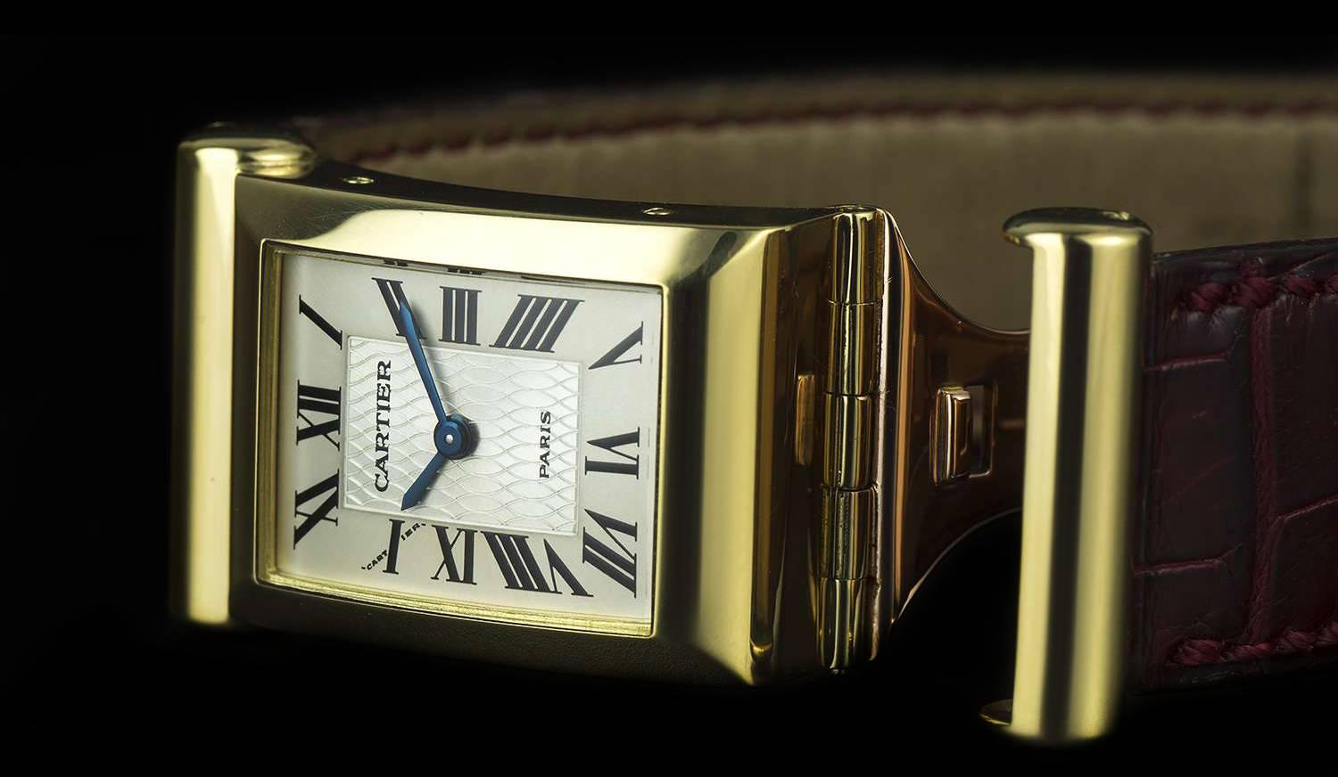 Cartier Gold Limited Edition Privee Collection Drivers Wristwatch 1