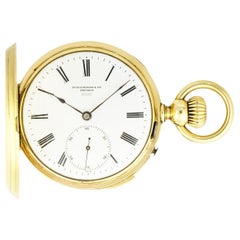 Eugene Bornand & Cie. A Gold Hunter Quarter Repeater C1880