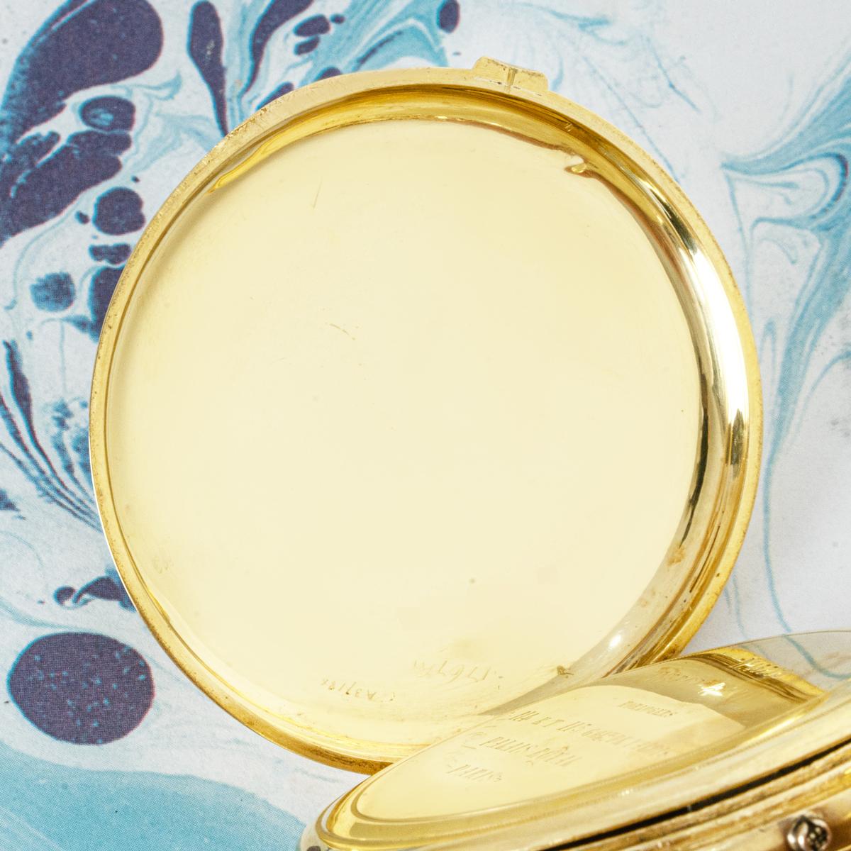 Le Roy & Fils. Ein Gelbgold schlüssellose Hebel Quartal Repeater C1880 für Damen oder Herren im Angebot