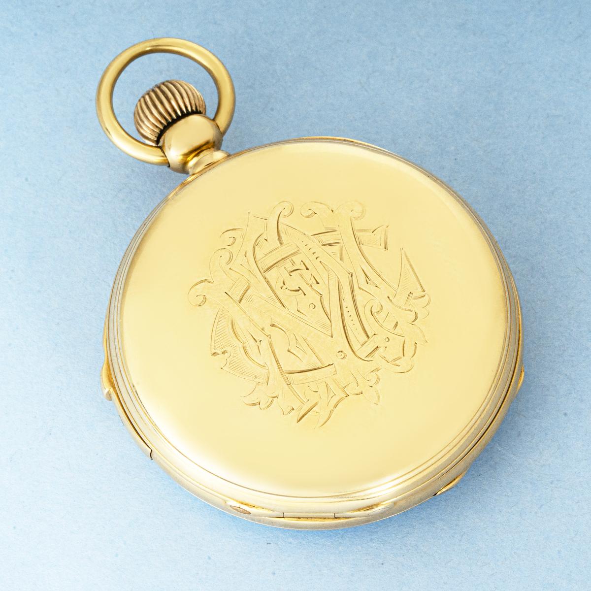 Le Roy & Fils. Ein Gelbgold schlüssellose Hebel Quartal Repeater C1880 im Angebot 3