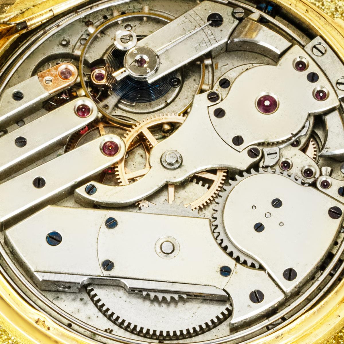 Le Roy & Fils. Ein Gelbgold schlüssellose Hebel Quartal Repeater C1880 im Angebot 2