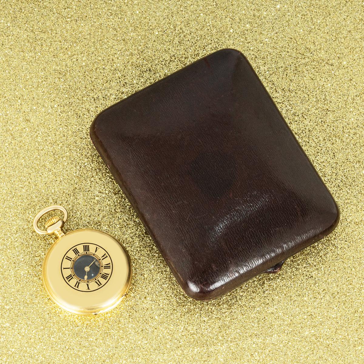 Eugene Le Coultre. Eine goldene halbe Hunter Taschenuhr C1880 im Angebot 5