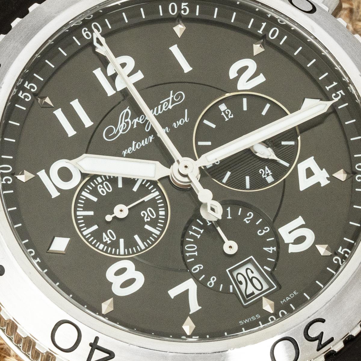 Breguet Type XXI Flyback Chronograph Fliegeruhr 3810ST/92/9ZU im Zustand „Hervorragend“ im Angebot in Mayfair, London, London