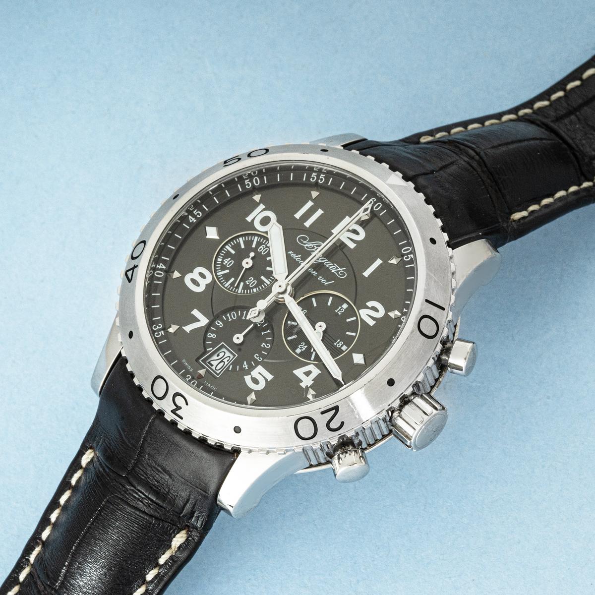 Breguet Type XXI Flyback Chronograph Fliegeruhr 3810ST/92/9ZU im Angebot 3