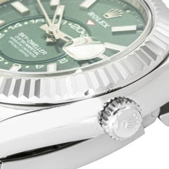 Rolex Sky-Dweller Mint Green Dial Jubilee Bracelet Unworn 2026 336934