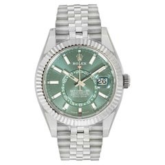 Rolex Sky-Dweller Mint Green Dial Jubilee Bracelet Unworn 2026 336934