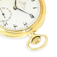 Omega. A Rare Gold Very Best Hunter Watch B&P C1920s