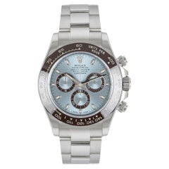 Rolex Daytona mit eisblauem Zifferblatt, Originalverpackung und Papieren, Baujahr 2018, 40 mm, Oyster-Armband, 116506
