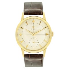 Omega NOS Trésor 36mm Yellow Gold Circa 1960 2685