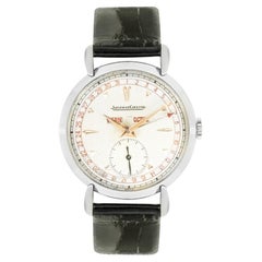 Jaeger-LeCoultre Triple Date Calendar Red Numeral Dial 36mm Fancy Lugs