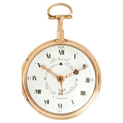 D. Arnaud A Morges. A Rare Gold Calendar 1/4 Repeater Pocket Watch C1770