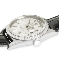 Rolex Day-Date Pie-Pan Silver Dial White Gold C1964 1803