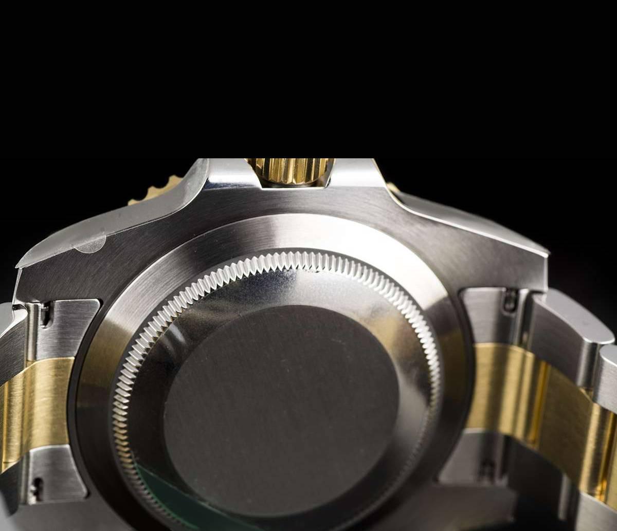 Rolex Yellow Gold Stainless Steel Submariner Date Ceramic Bezel Wristwatch  2