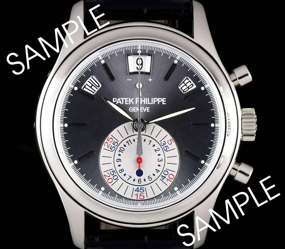 Patek Philippe Platinum Service Sealed  Annual Calendar Wristwatch Ref 5960P-001 1
