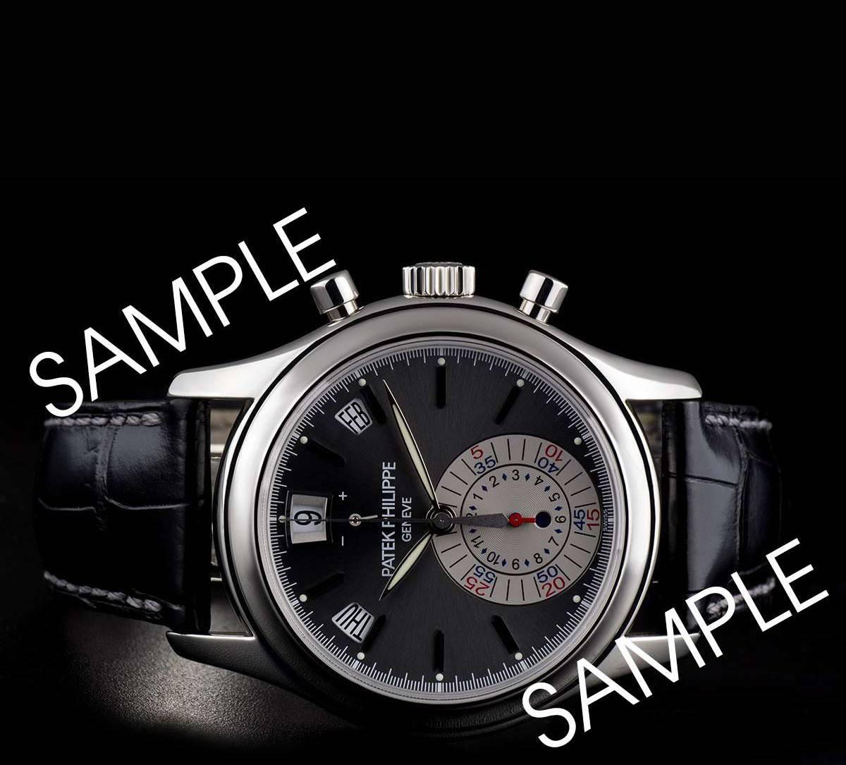 Patek Philippe Platinum Service Sealed  Annual Calendar Wristwatch Ref 5960P-001 In Excellent Condition In London, GB