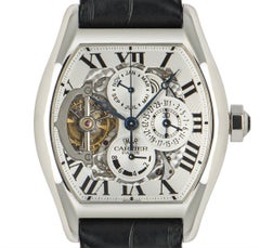 Cartier Platinum Privee Tourbillon Perpetual Calendar Manual Wind Wristwatch