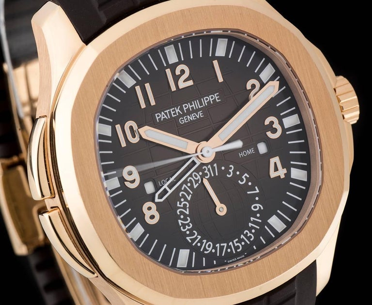 patek aquanaut travel time on wrist