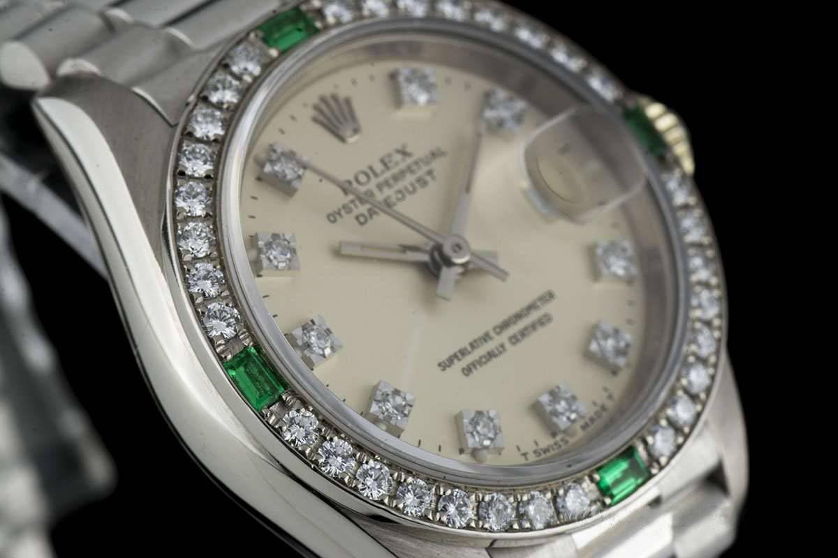 rolex emerald watch