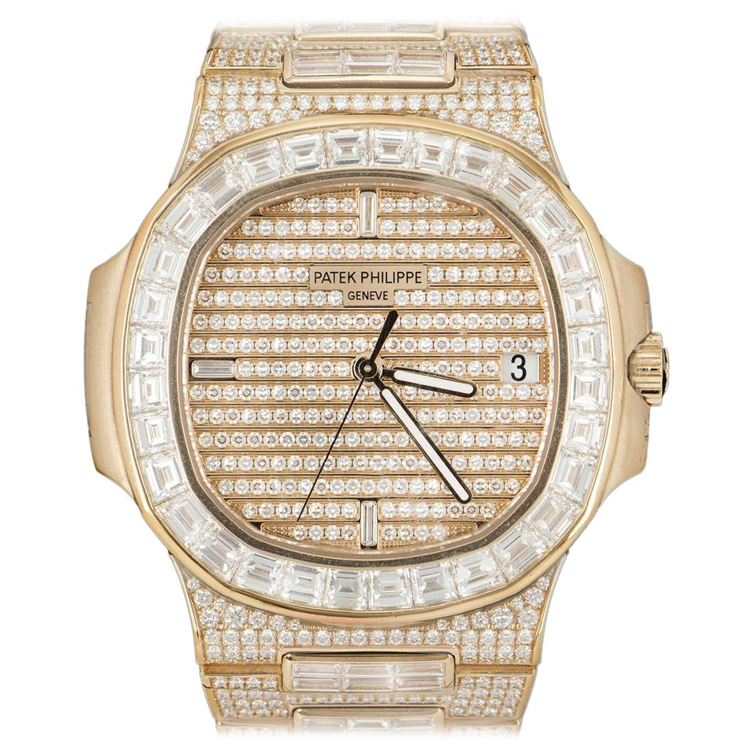 gold diamond patek philippe