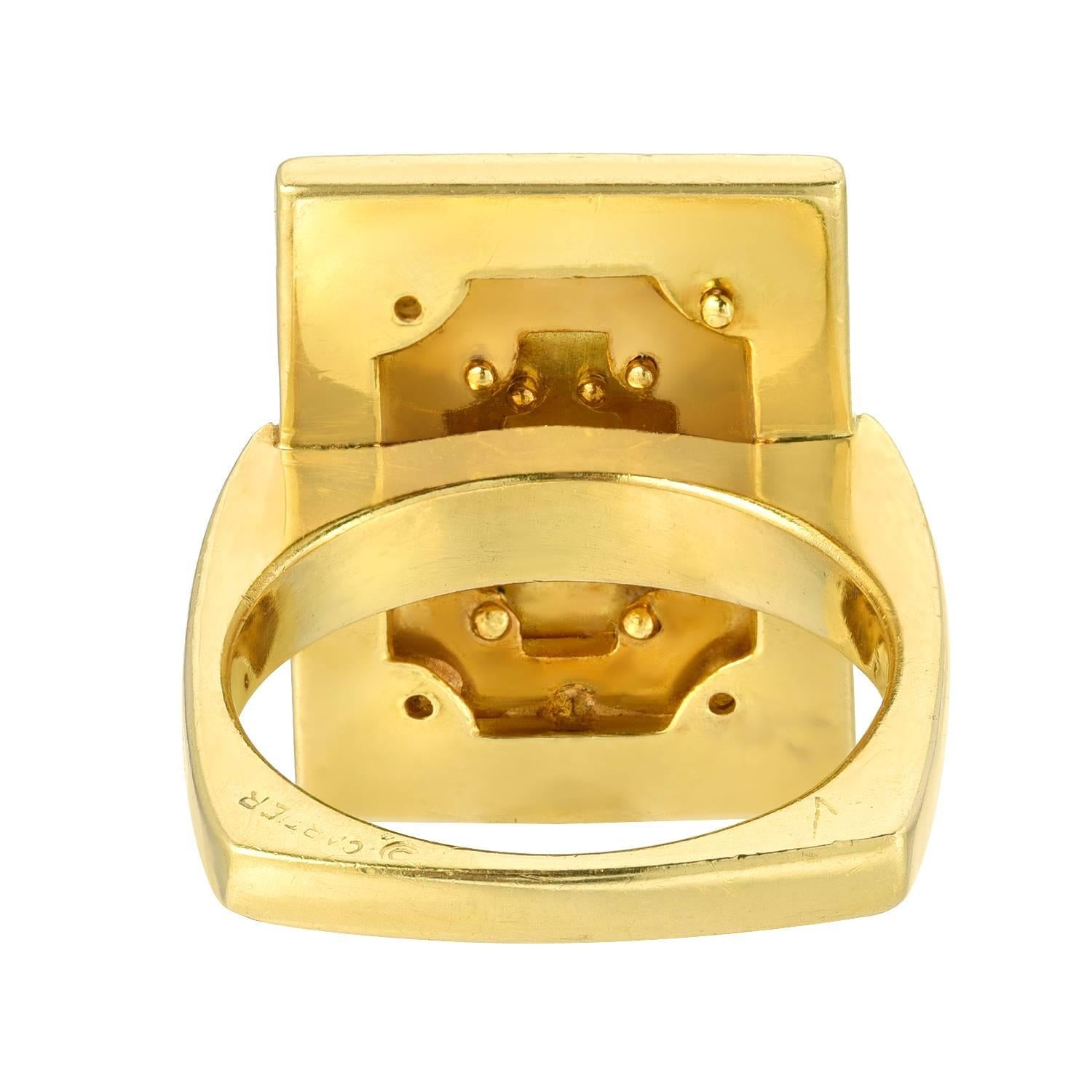 Gold Ring, Cartier, 1970s In Excellent Condition In New York, NY