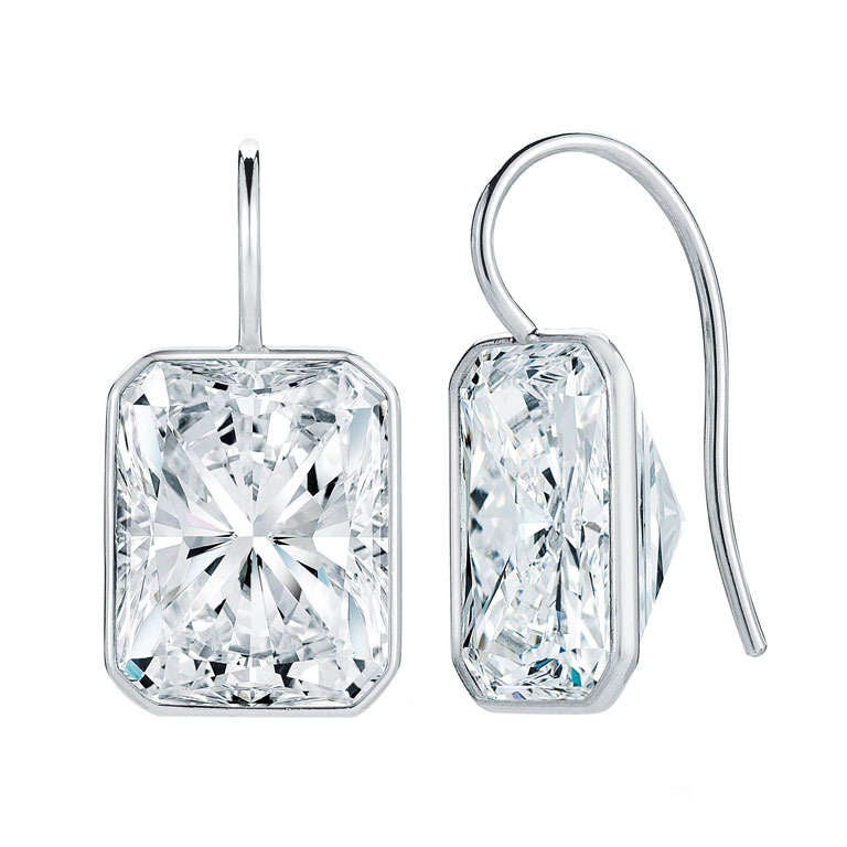 12.19 Carat GIA Certified Diamond Earrings