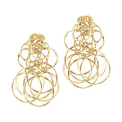 Cartier Gold Multi Hoop Earrings