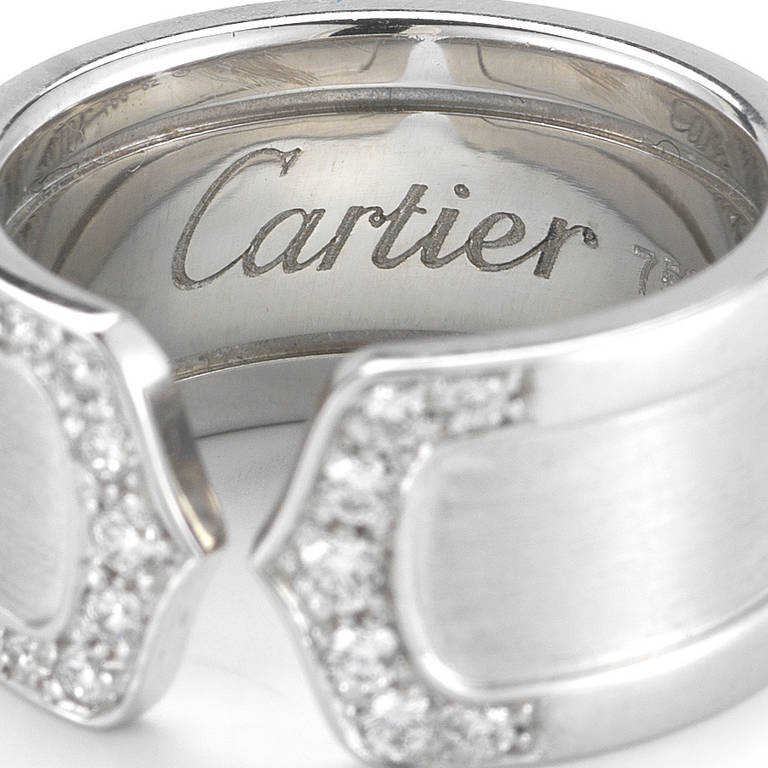 Cartier Décor de Cartier 18k White Gold and Diamond Ring 1